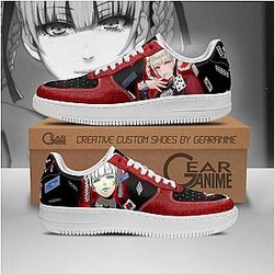 Kakegurui Merch - Kirari Momobami Air Force Sneakers Kakegurui Anime Shoes PT10