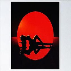 Kali Uchis Red Moon In Venus Black Poster