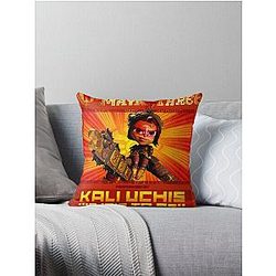 Kali uchis anime funny Throw Pillow