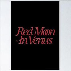 Kali Uchis Red Moon In Venus Black Poster