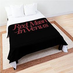 Kali Uchis Red Moon In Venus Black Comforter