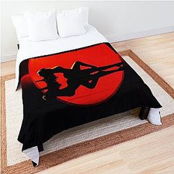 Kali Uchis Red Moon In Venus Black Comforter