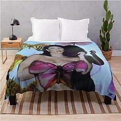 kali uchis poster Throw Blanket