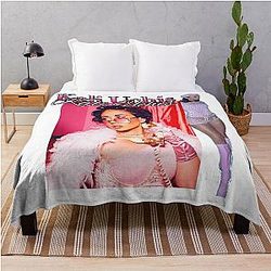 Boys Girls Team Pink Kali Uchis Best Men Throw Blanket