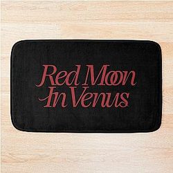 Kali Uchis Red Moon In Venus Black Bath Mat