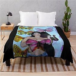 Grow With Me Kali Uchis Poster Awesome Music Throw Blanket