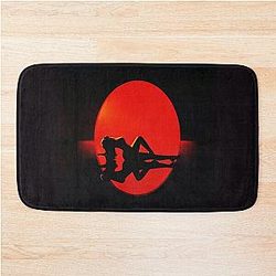 Kali Uchis Red Moon In Venus Black Bath Mat