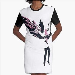 Kali Uchis Sin Miedo Drawing Graphic T-Shirt Dress