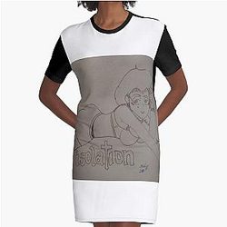 Kali Uchis anime Graphic T-Shirt Dress