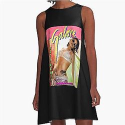 Kali Uchis rapper A-Line Dress