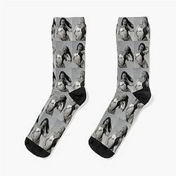Kali Uchis B&W Aesthetic Socks