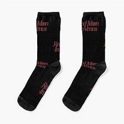 Kali Uchis Red Moon In Venus Black Socks