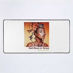 Red Moon in Venus by Kali Uchis Desk Mat