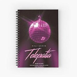 Telepatia by Kali Uchis Spiral Notebook