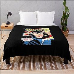 Kali uchis art classic Throw Blanket RB1608
