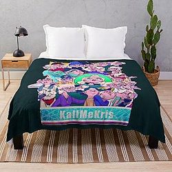 kallmekris Kunstzeichnung Werfen Sie Blanket RB0811