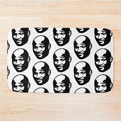 Kamaru Usman Black Bath Mat