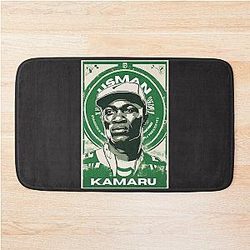 Vintage Kamaru Usman Strong Mixed Martial Arts King of Nigerian Fighters Bath Mat