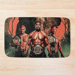 Francis Ngannou - Kamaru Usman - Israel Adesanya - UFC Africa Bath Mat -> Francis Ngannou - Kamaru Usman - Israel Adesanya - UFC Bath Mat