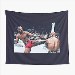 Leon Edwards vs Kamaru Usman Knockout UFC Welterweight Champion Tapestry