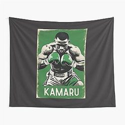 Retro Kamaru Usman Strong Mixed Martial Arts King of Nigerian Fighter Tapestry