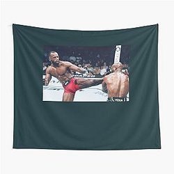 Leon Edwards vs Kamaru Usman Knockout UFC Welterweight Champion Tapestry