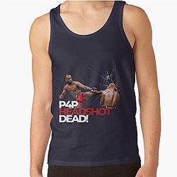 Leon Edwards headkicks Kamaru Usman - P4P Headshot Tank Top