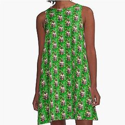 The Greatest of All Time - Kamaru Usman The Nigerian Nightmare Artwork A Line Dress