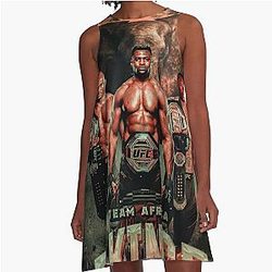Francis Ngannou - Kamaru Usman - Israel Adesanya - UFC Africa Dress