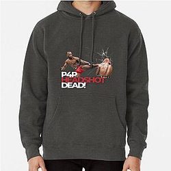 Leon Edwards headkicks Kamaru Usman P4P Headshot Pullover Hoodie