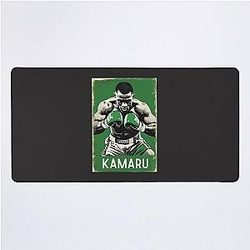 Retro Kamaru Usman Strong Mixed Martial Arts King of Nigerian Fighter Desk Mat