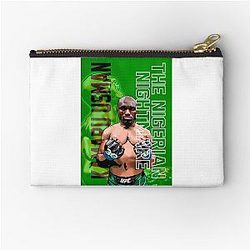 The Greatest of All Time Kamaru Usman The Nigerian Nightmare Artwork Zipper Pouch