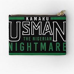 Kamaru Usman The Nigerian Nightmare Zipper Pouch