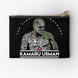 Kamaru Usman - Calligraphy Portrait - Original by Ammaart Pouch
