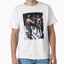 Leon Edwards vs. Kamaru Usman Headshot - UFC Welterweight Champion Classic T-Shirt