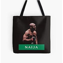 Kamaru Usman The Nigerian Nightmare All Over Print Tote Bag