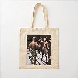Leon Edwards vs Kamaru Usman Cotton Tote Bag