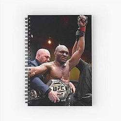 Kamaru Usman Spiral Notebook