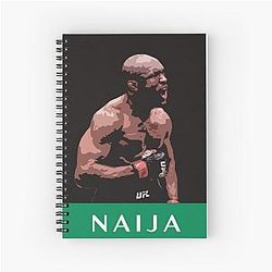 Kamaru Usman Nigerian Nightmare Spiral Notebook