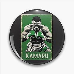 Retro Kamaru Usman Strong Mixed Martial King Nigerian Fighter Pin