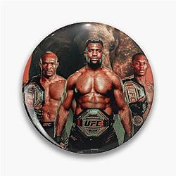 Francis Ngannou Kamaru Usman Israel Adesanya UFC Africa Pin