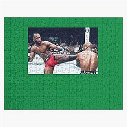 Leon Edwards vs Kamaru Usman Knockout UFC Welterweight Champion Jigsaw Puzzle