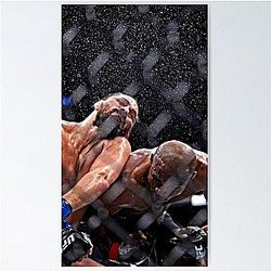 Kamaru Usman A Starry Night Poster