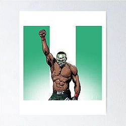 Kamaru Usman The Nigerian Nightmare Poster