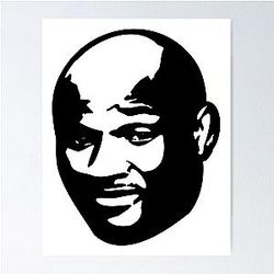 Kamaru Usman Black Poster