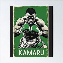 Retro Kamaru Usman Strong Mixed Martial Arts King of Nigerian Fighter