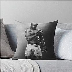 Art Kamaru Usman Throw Pillow