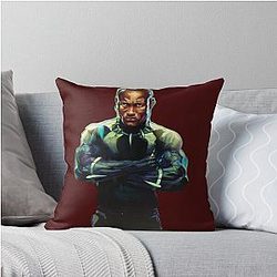 Kamaru Usman UFC 261 Throw Pillow