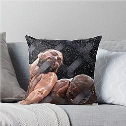 Kamaru Usman A Starry Night Throw Pillow