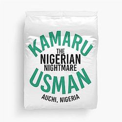 Kamaru Usman Duvet Cover